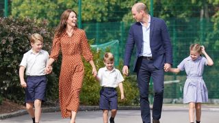 Prince William and Kate Middleton's Christmas card photo - Prince Louis at Lambrook