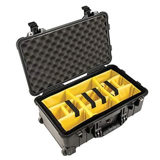 Pelican 1510 case with padded dividers