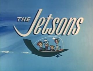 A still from the opening of the 1960s cartoon show "The Jetsons."
