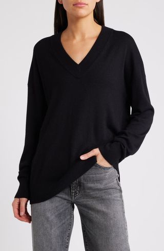 Relaxed V-Neck Sweater