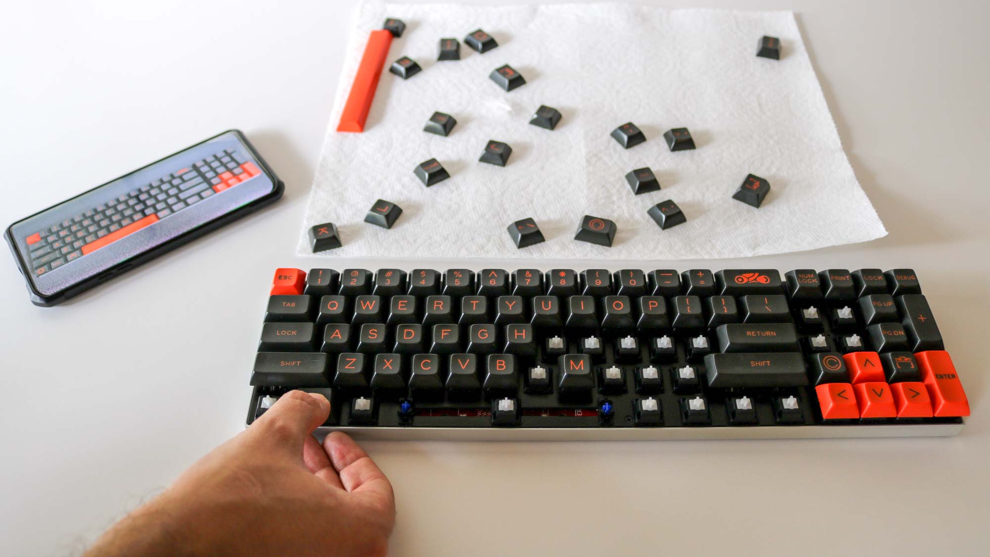 best way to clean mechanical keyboard keys