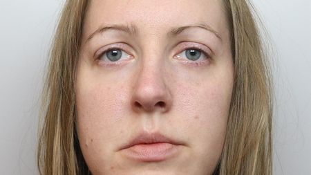 Lucy Letby has a headshot taken while in police custody in November 2020