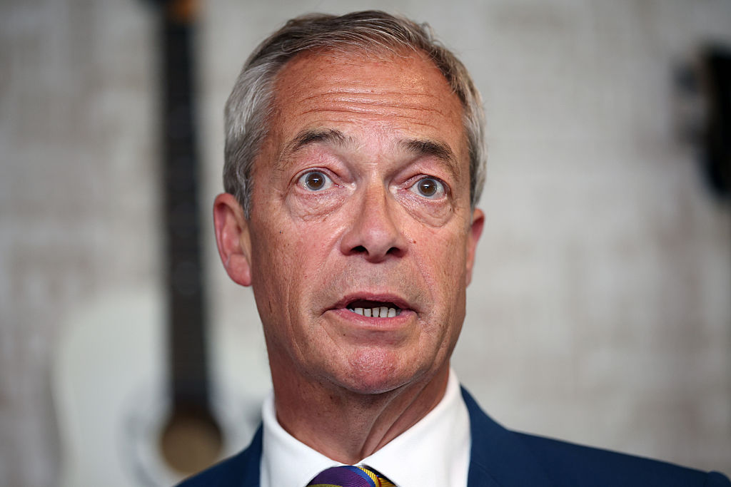 Reform UK leader Nigel Farage