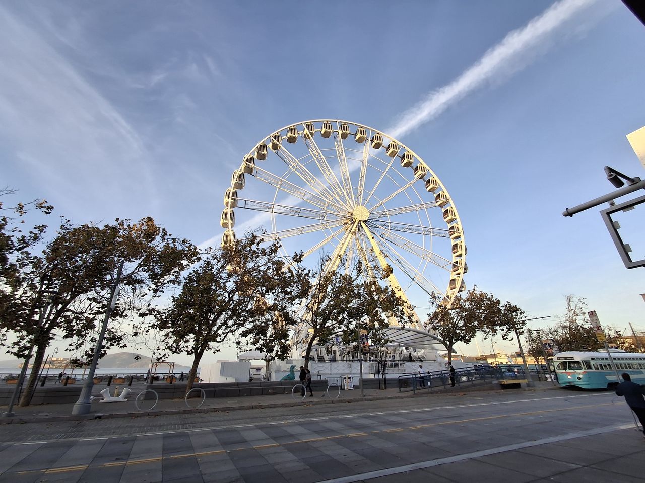 Ultrawide shot of Ferris Wheel shot by Galaxy A35