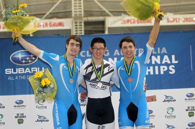 U19 Men's sprint podium