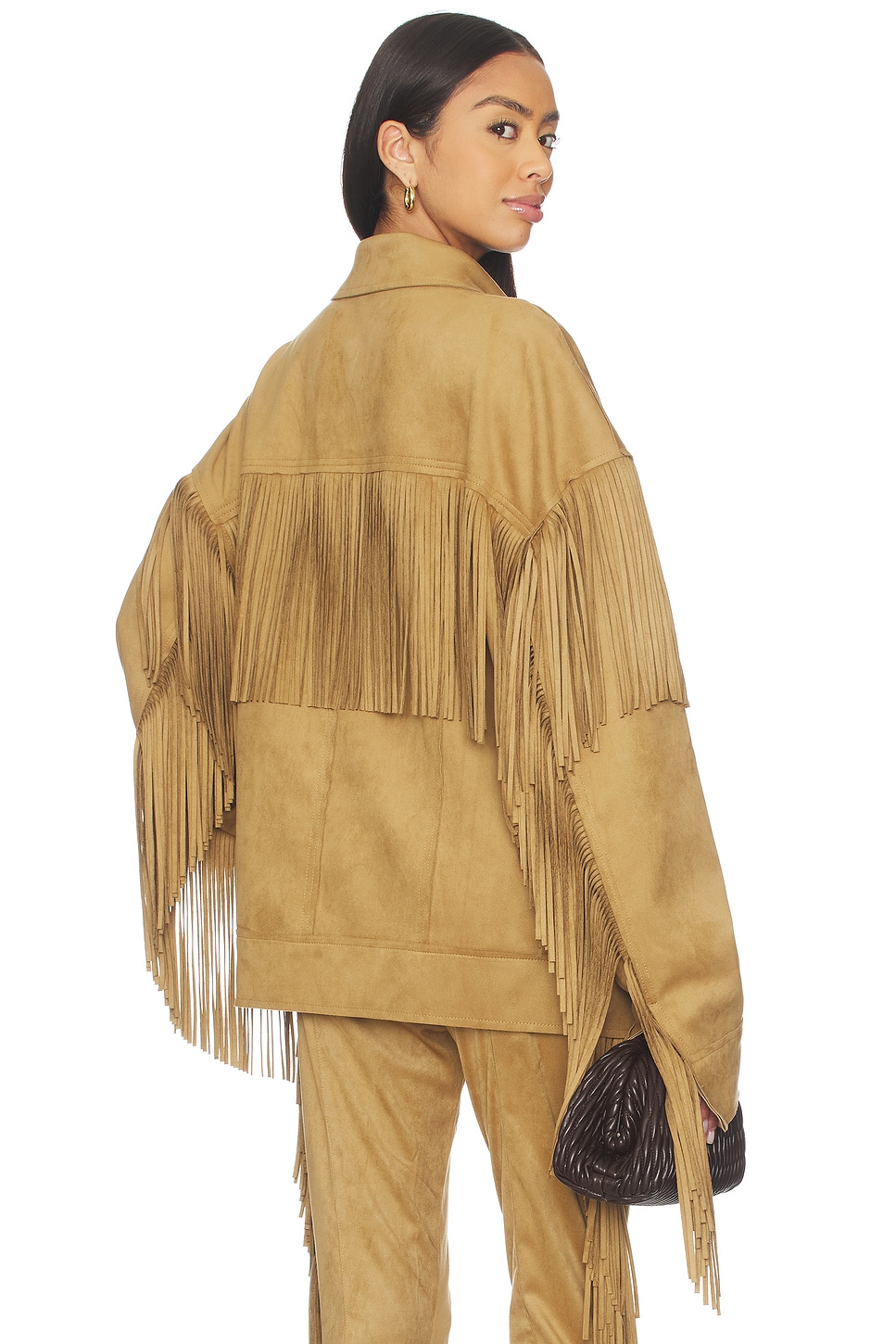 Fringe Oversized Jean Jacket