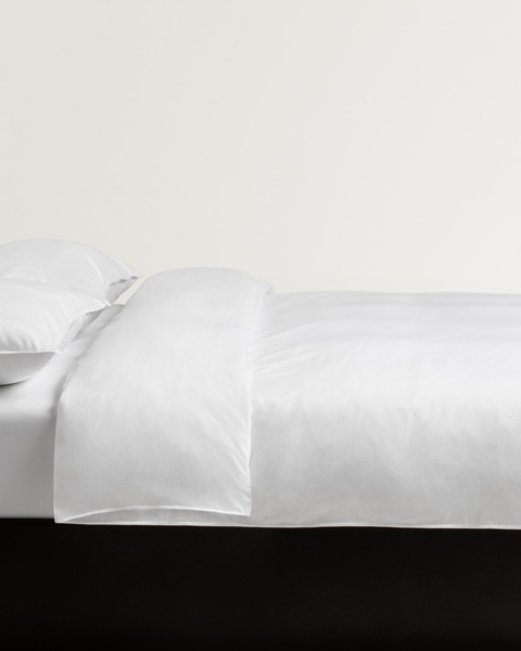 Sateen Duvet Cover &amp;ndash; Crisp White