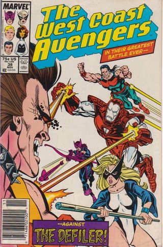 West Coast Avengers cover