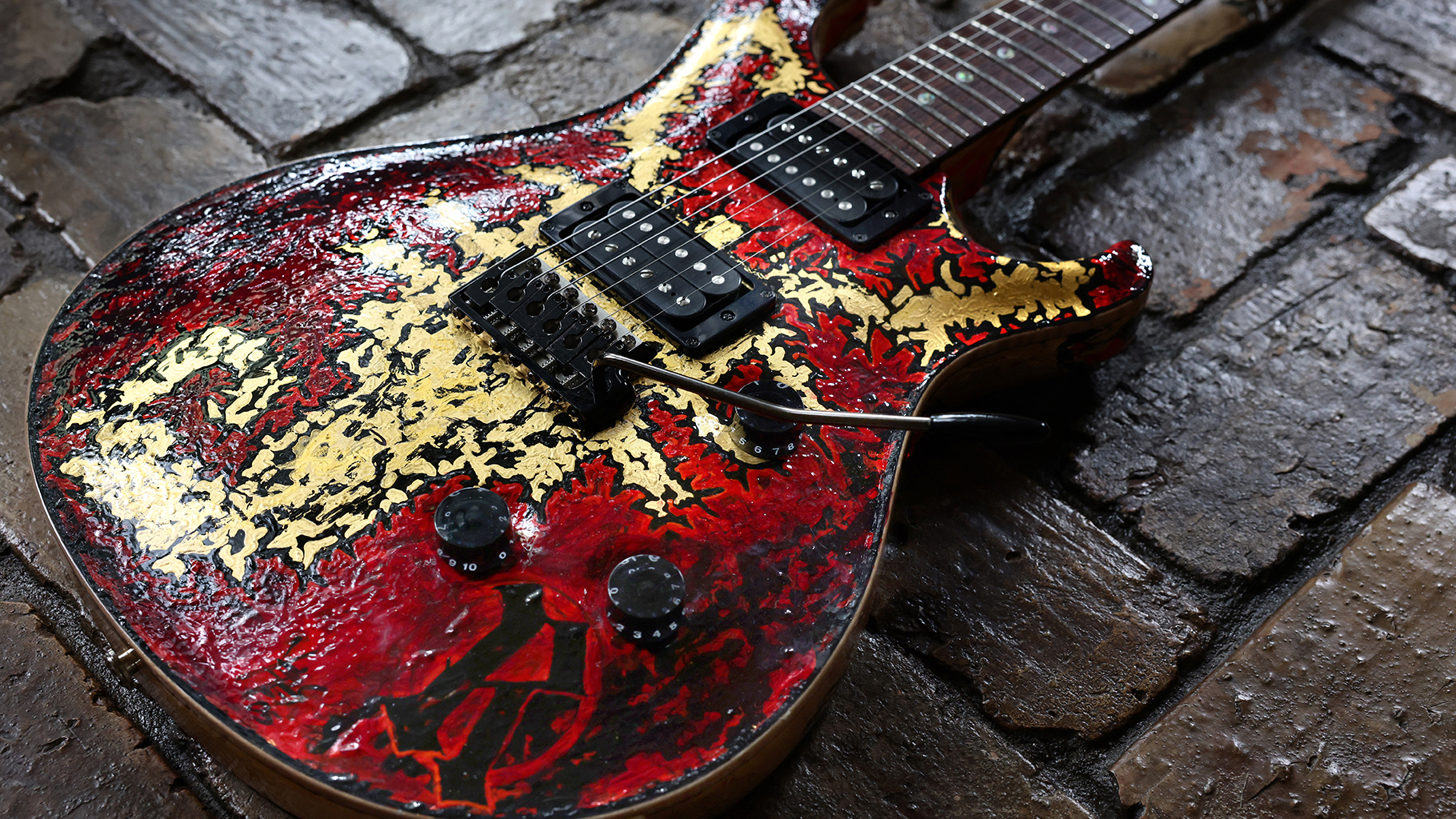 One of Robert Rodriguez&amp;rsquo;s guitars