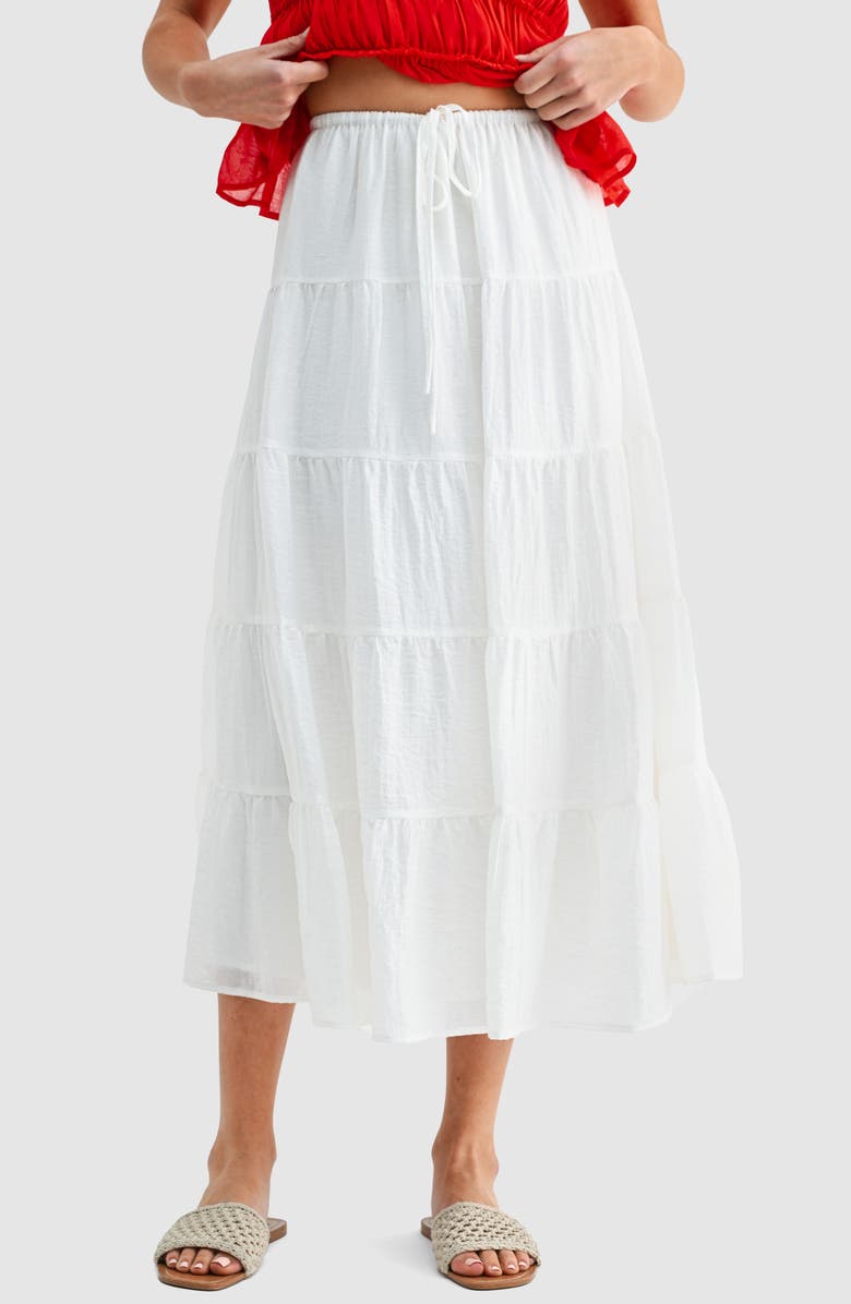 Tiered Maxi Skirt