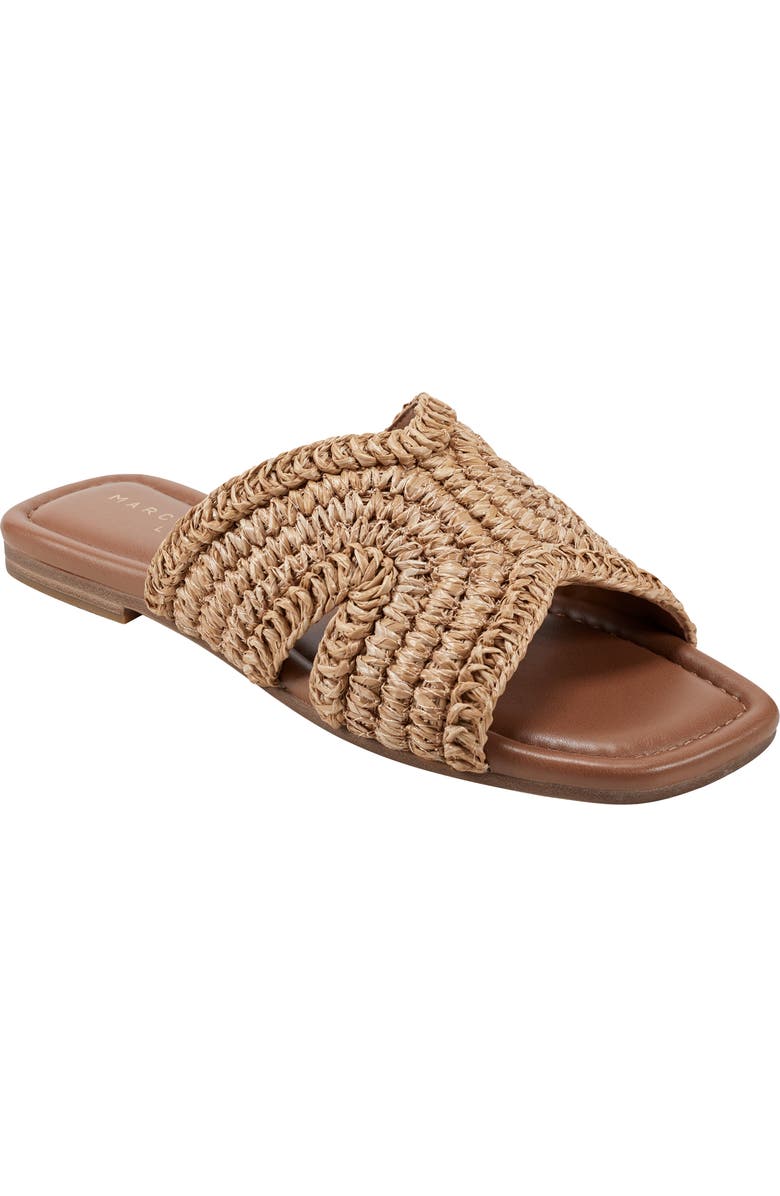 Narda Raffia Slide Sandal