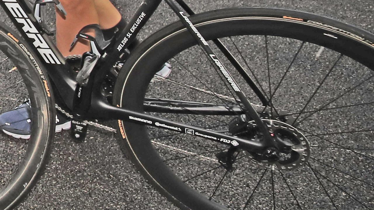 New Shimano wheels at the Tour de France