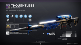 Image of Season of the Risen weapon Thoughtless