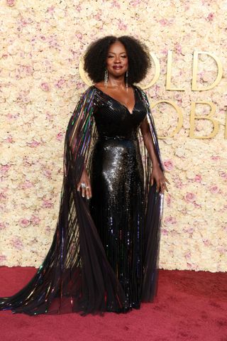 Viola Davis attends the 82nd Annual Golden Globe Awards at The Beverly Hilton on January 05, 2025 in Beverly Hills, California.