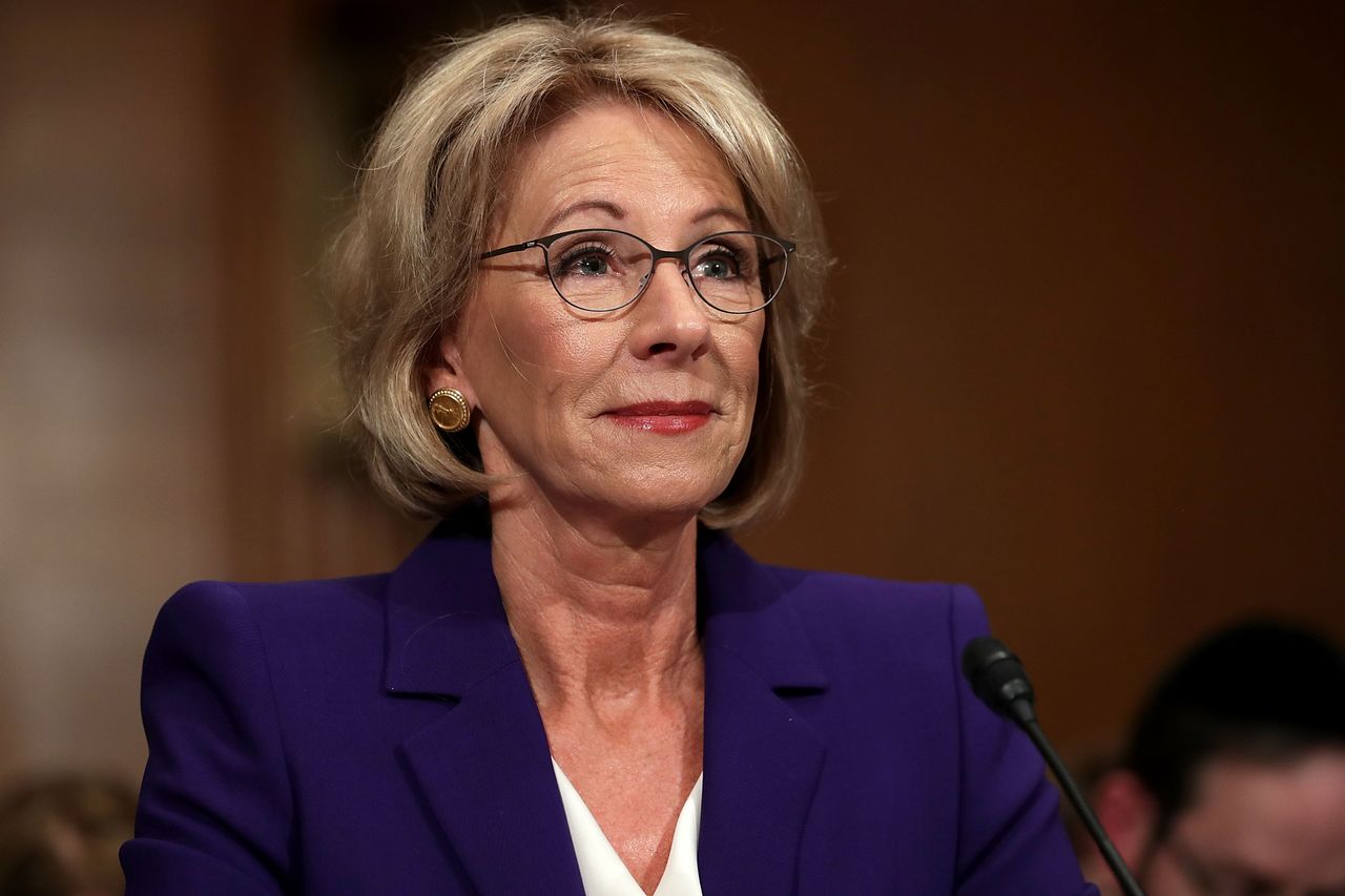 Education Secretary Betsy DeVos.