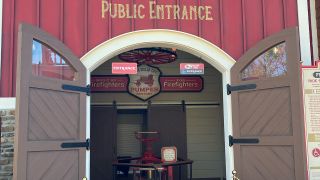 The front entrance to Fire in the Hole