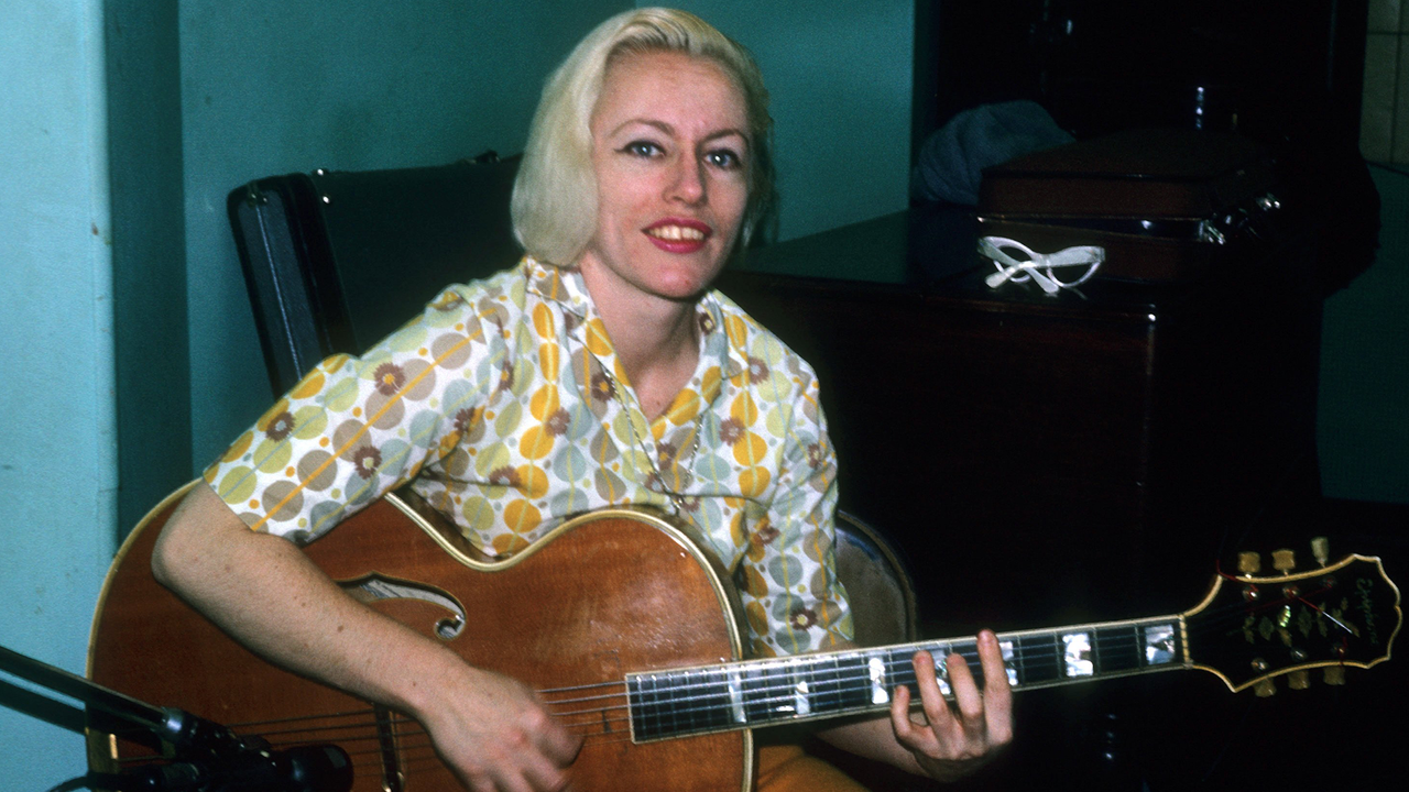 Carol Kaye playing guitar