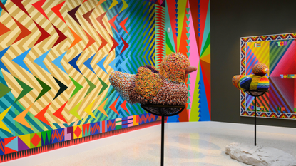Jeffrey Gibson's colourful exhibit in the US Pavilion at the Venice Biennale 2024