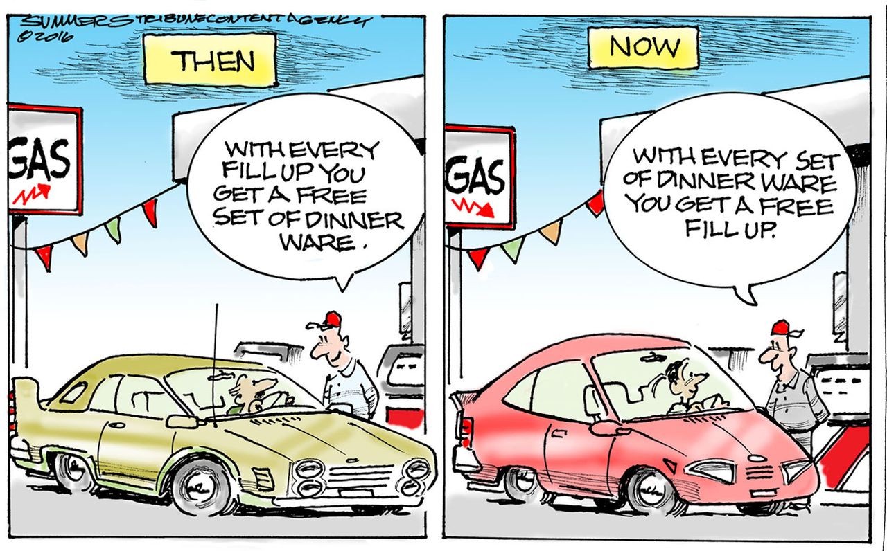 Editorial Cartoon U.S. Gas Prices