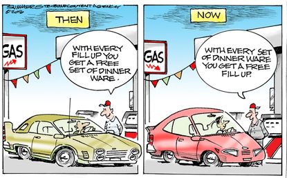 Editorial Cartoon U.S. Gas Prices