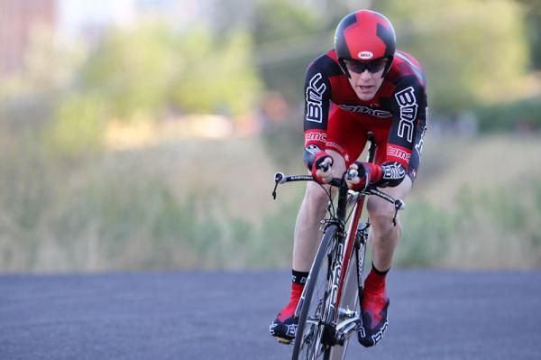 Brent Bookwalter (BMC Racing Team) couldn't repeat his prologue victory from 2009.
