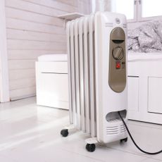 white oil filled radiator
