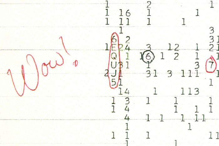 &quot;Wow!&quot; signal printout