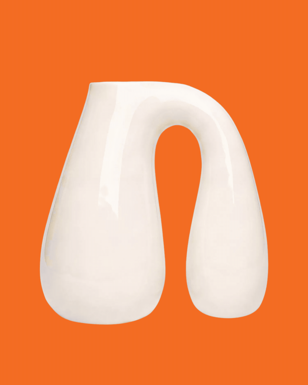 Chunky Ceramic Jug in Cream.