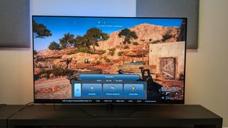 Philips OLED809 with Battlefield V on screen