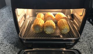 corn on the cob in the hamilton beach air fryer