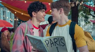 Heartstopper season 2: Joe Locke and Kit Connor in Paris