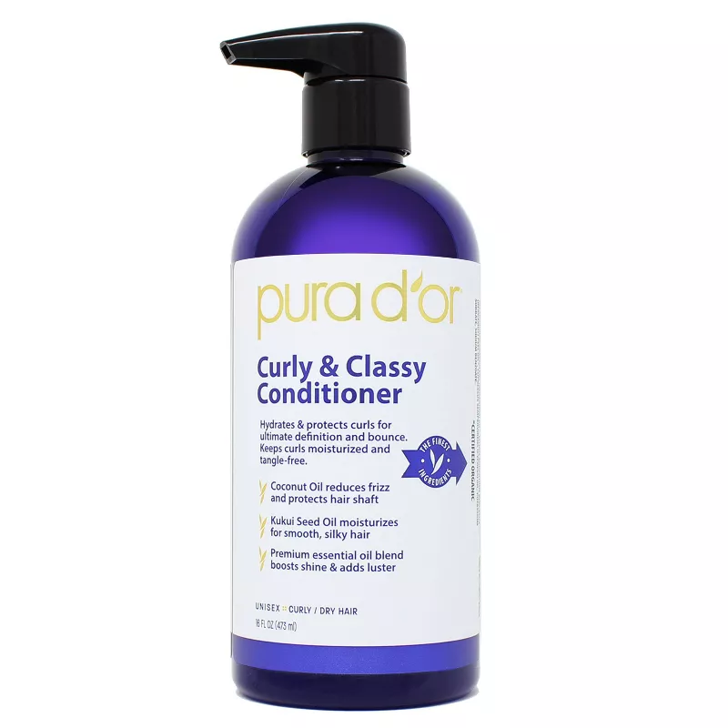 Pura D'or Curly & Classy Conditioner - 16 Fl Oz
