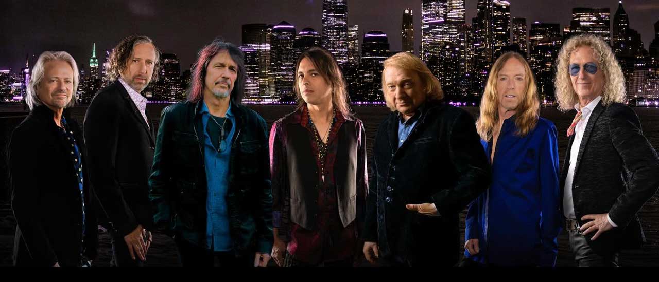 Foreigner photoshopped onto a story Manhattan skyline