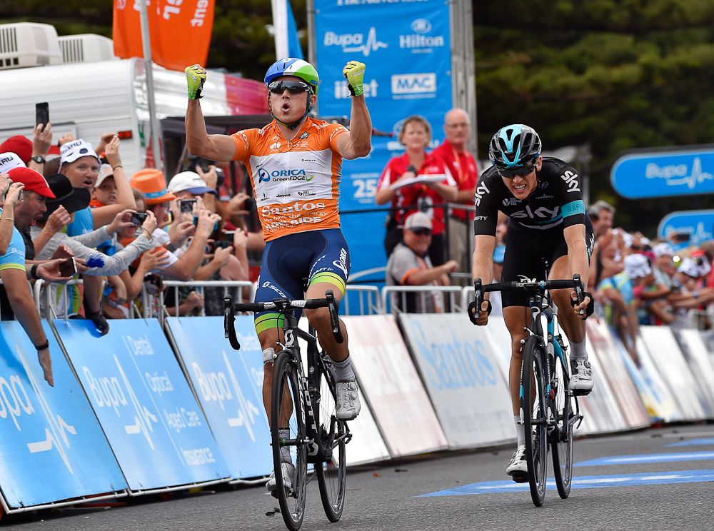 Simon Gerrans wins stage 4 at the Tour Down Under