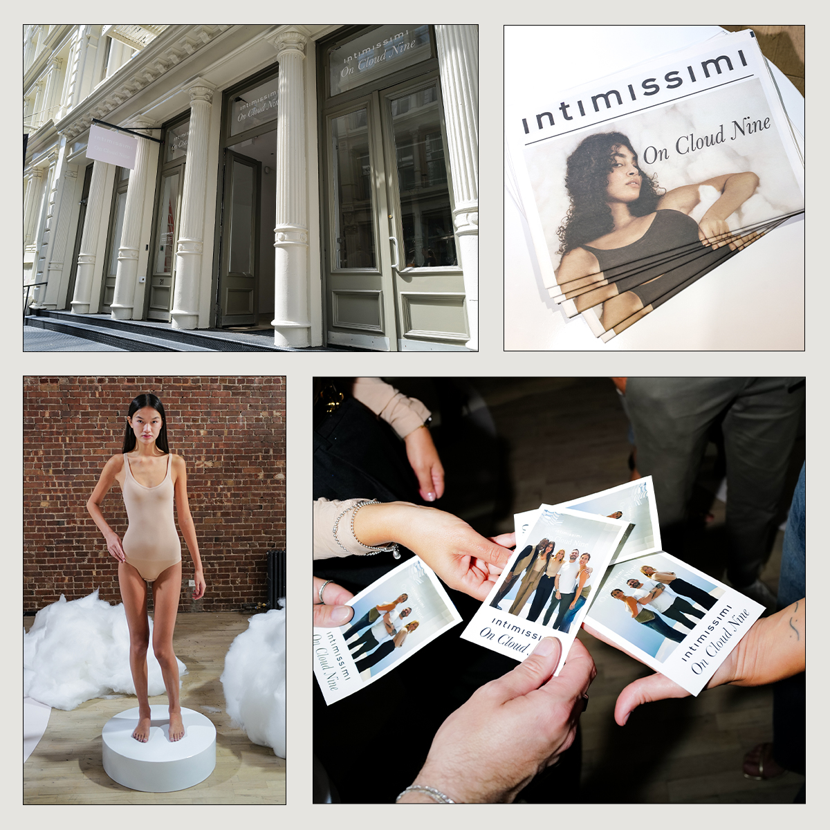 Scenes from Intimissim's pop-up
