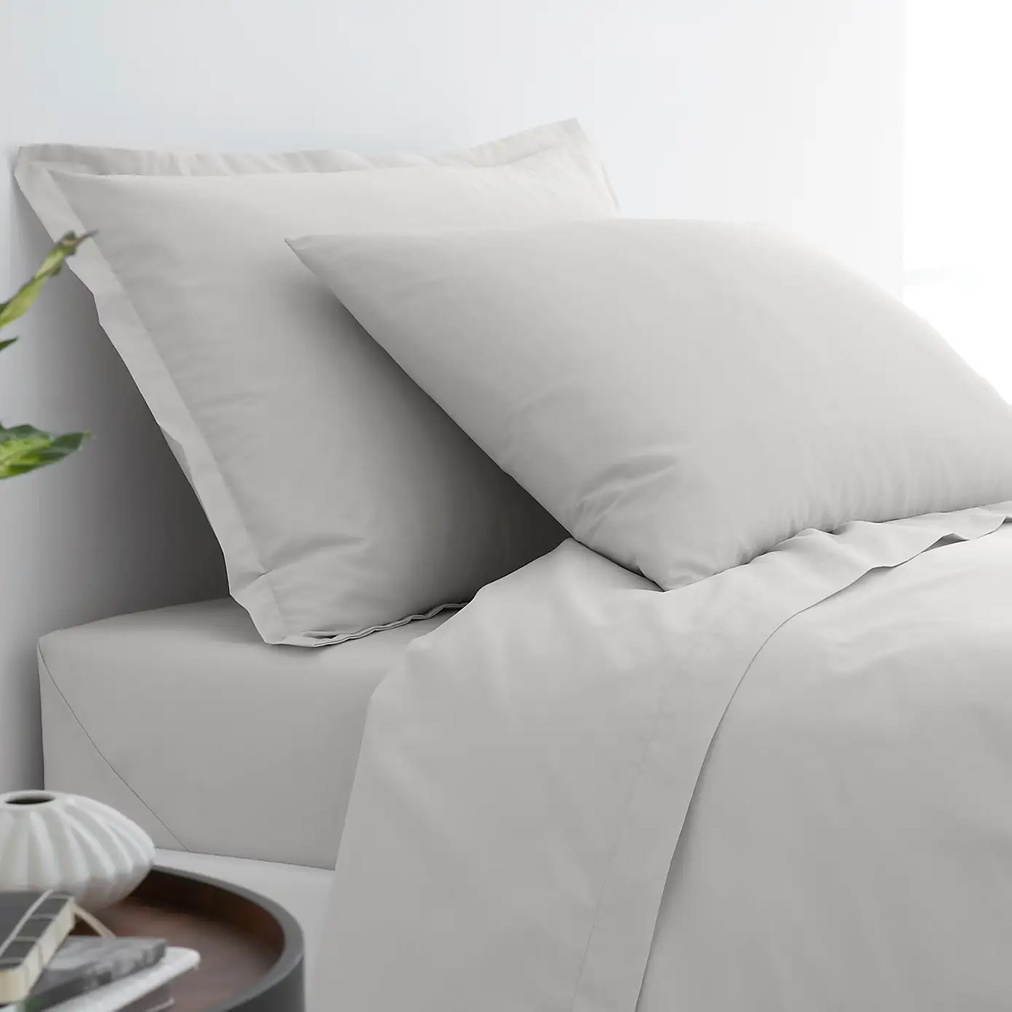 Dunelm Pure Cotton Plain Dye Duvet Cover