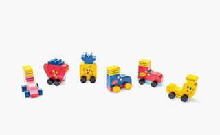 Toy with different colors and shapes.