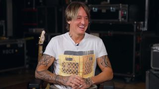 Keith Urban speaks during interview with Rick Beato