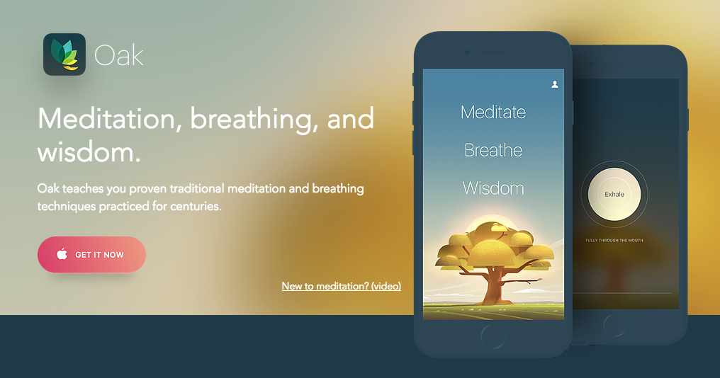 Oak - Meditation & Breathing app