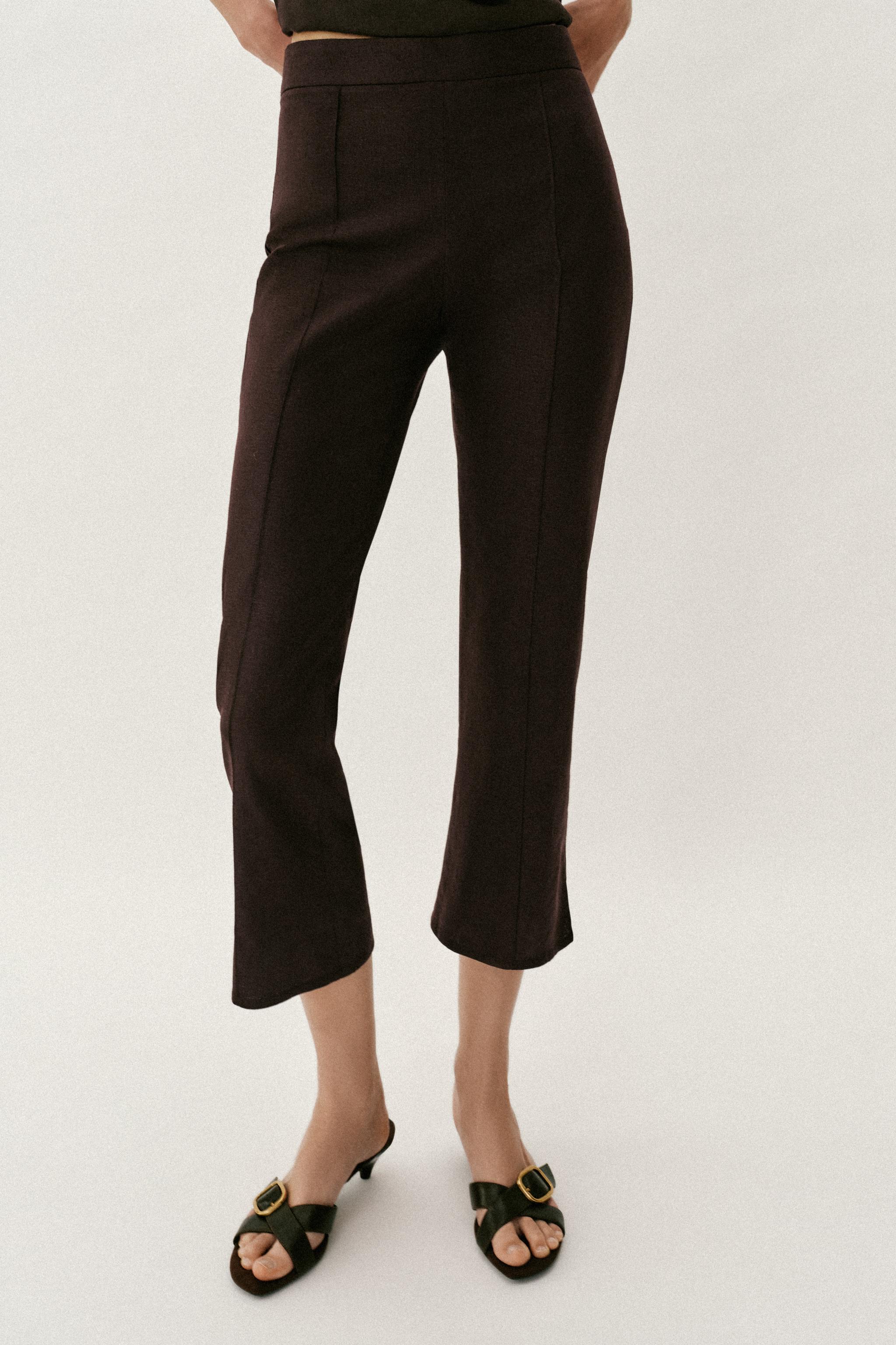 Mini Flare Linen Pants