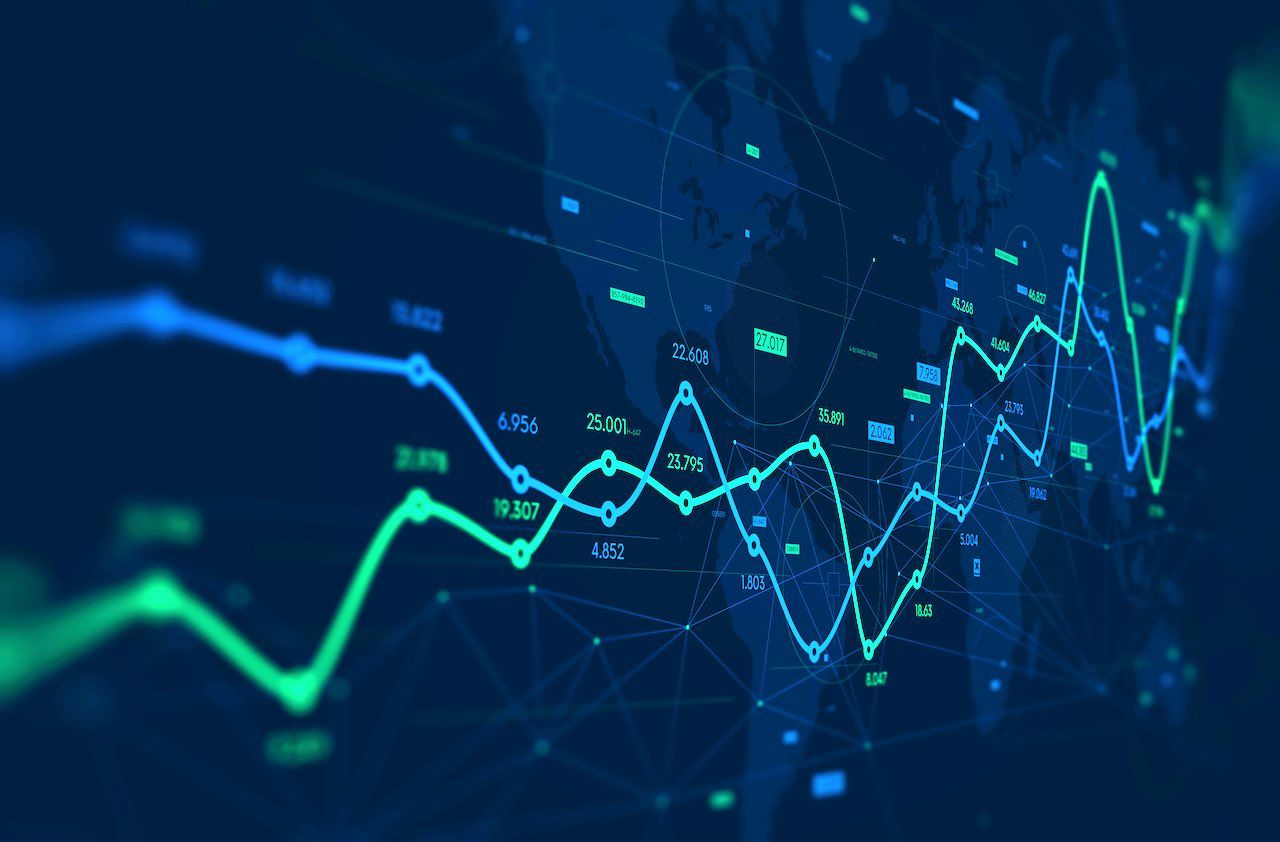 stock market chart