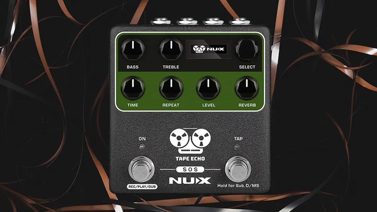 Nux unveils the NDD-7 Tape Echo – a looper-equipped, midi