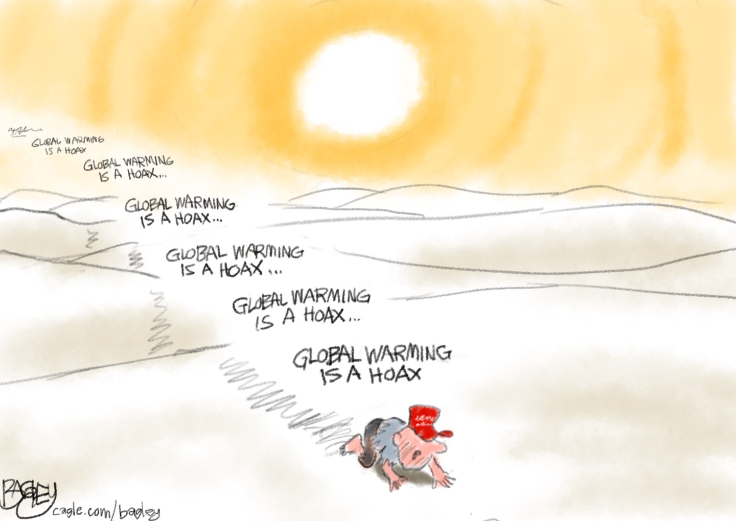 Political cartoon