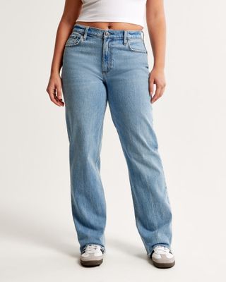 Abercrombie & Fitch, Curve Love Ultra High Rise 90s Straight Jean
