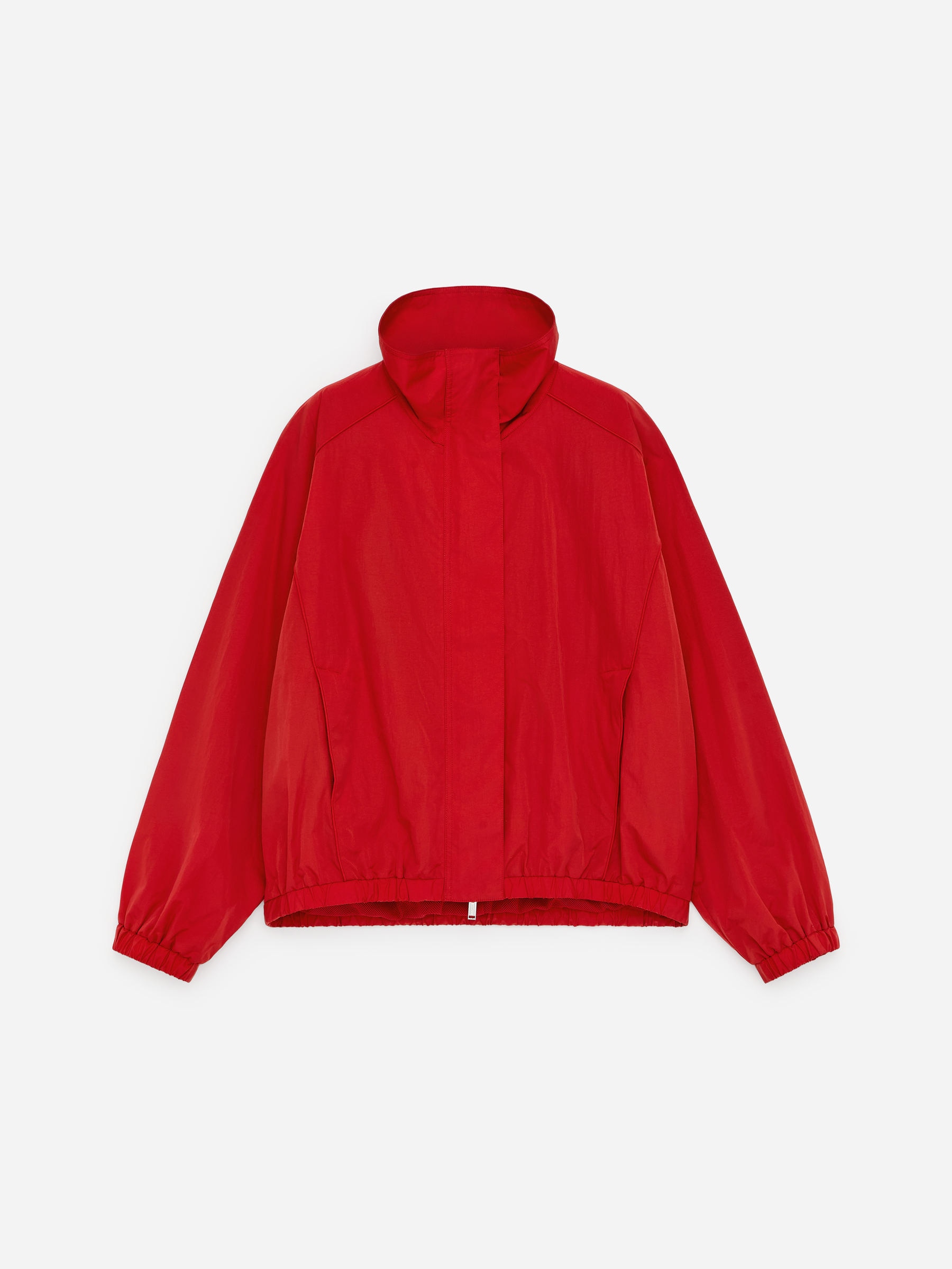 Funnel-Neck Nylon Jacket - Red - Women - Arket WW