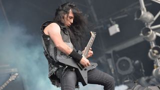 Gus G performs live