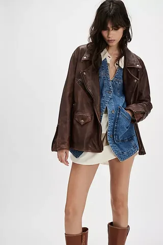 We the Free Jealousy Leather Moto Jacket