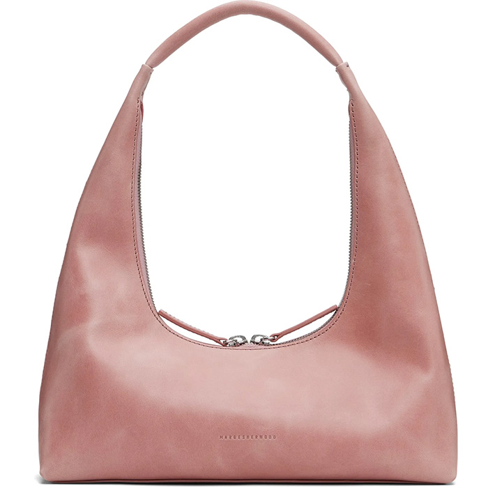 Marge Sherwood, Pink Leather Shoulder Bag