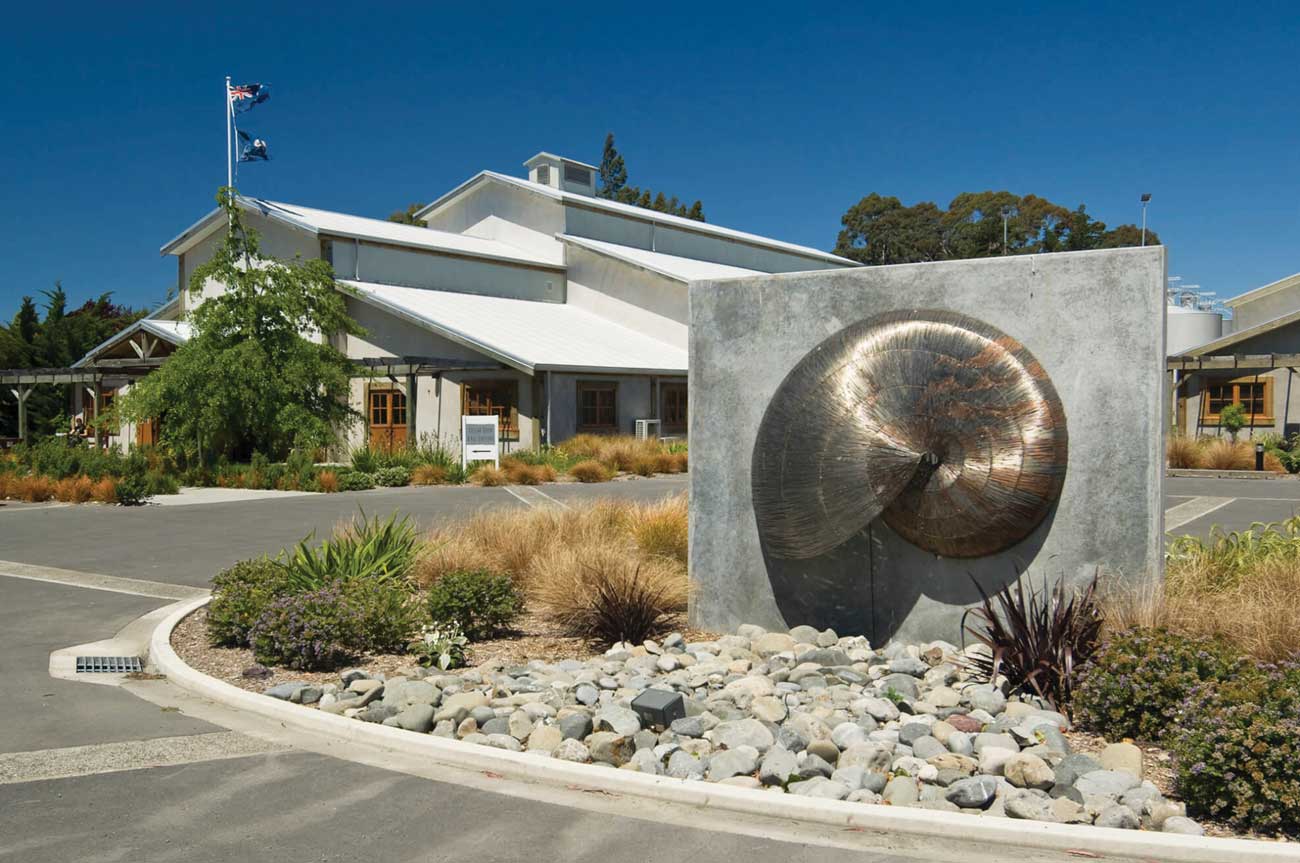 Nautilus Estate&amp;rsquo;s main entrance and cellar door on Rapaura Road, Renwick