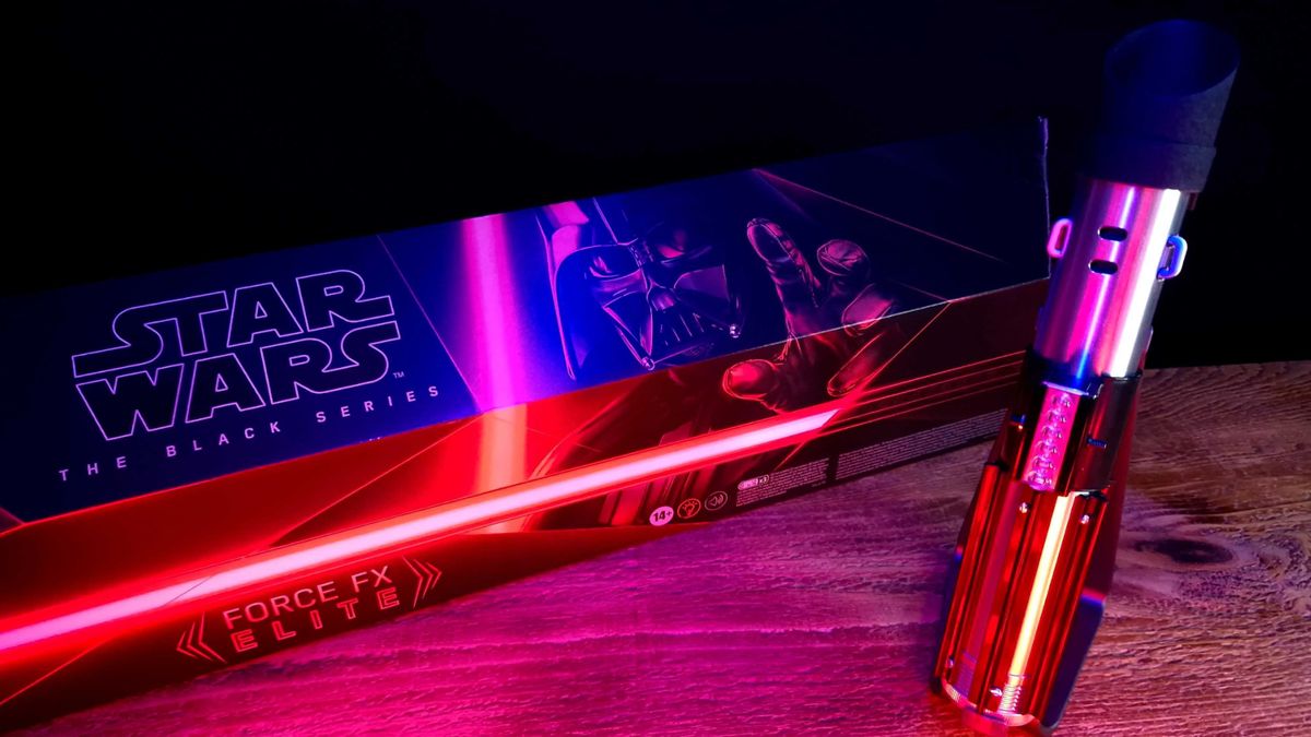 Sabre Laser Electronic Star Wars Dark Vader - Red - Hasbro - New